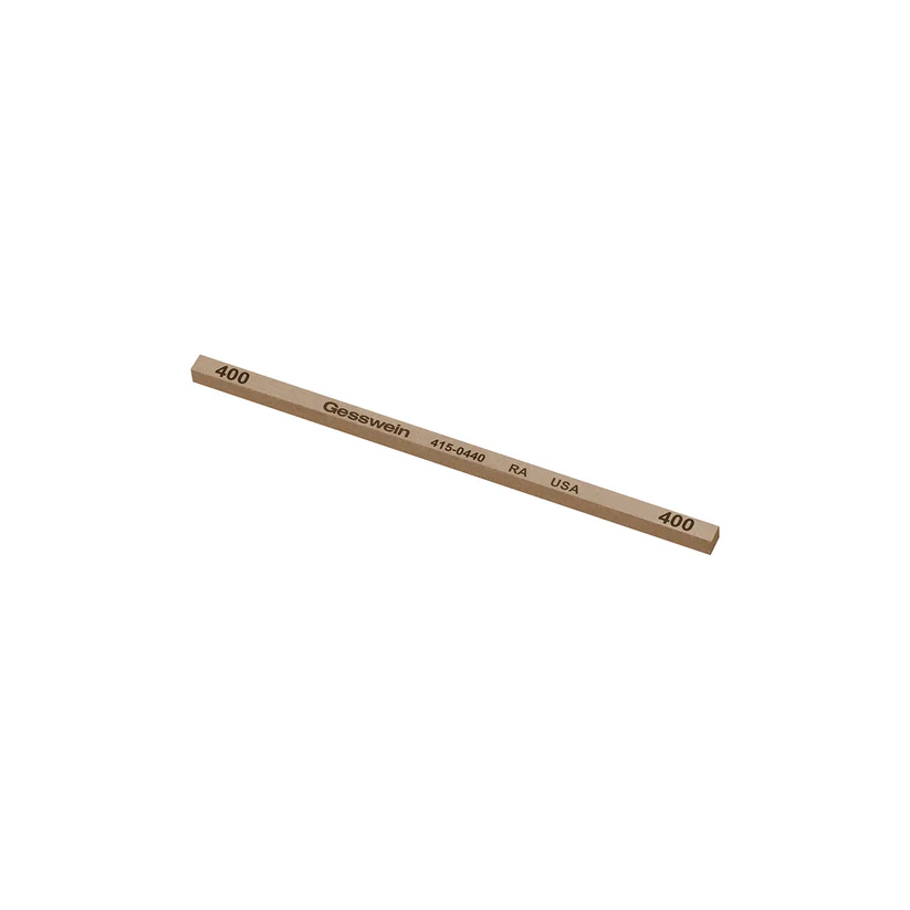 Gesswein® RA Stones - 5/32" x 5/32" x 4", 400 Grit  (Pkg. of 12)