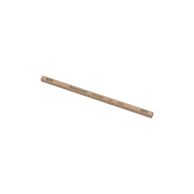 Gesswein® RA Stones - 5/32" x 5/32" x 4", 600 Grit  (Pkg. of 12)