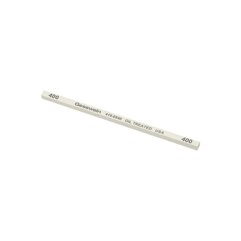 Gesswein® Oil-Treated Stones - 5/32" x 5/32" x 4", 400 Grit  (Pkg. of 12)