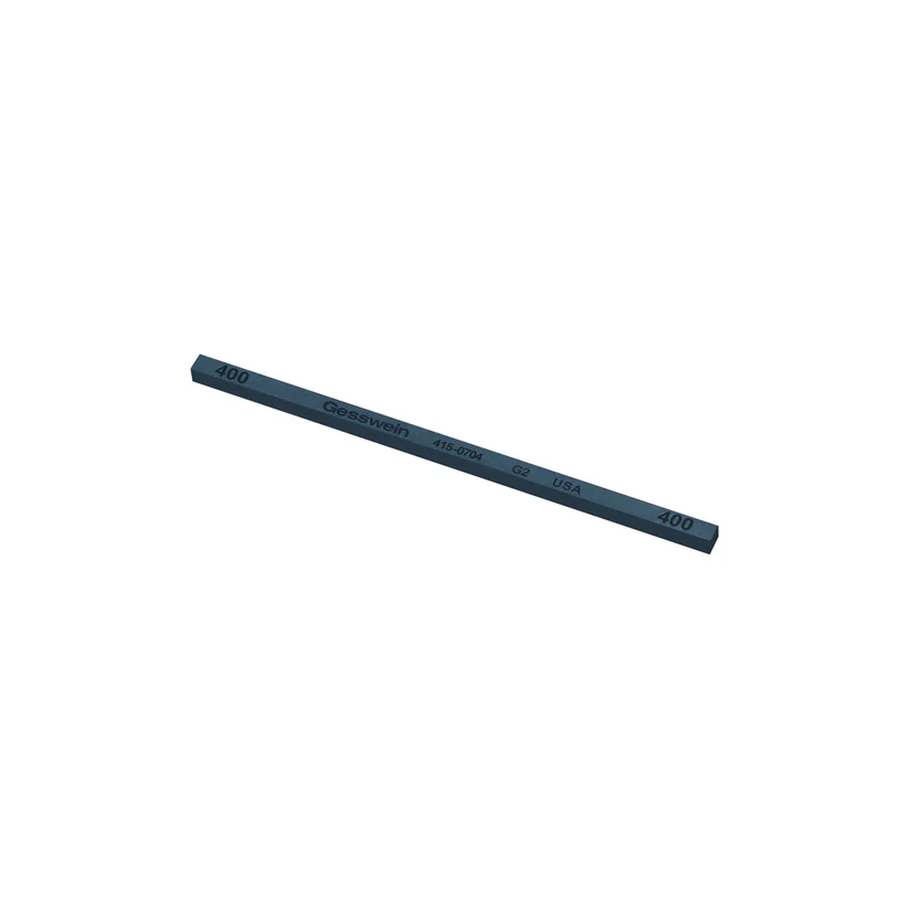 [415-0704] Gesswein® G2 Stones - 5/32" x 5/32" x 4", 400 Grit  (Pkg. of 12)