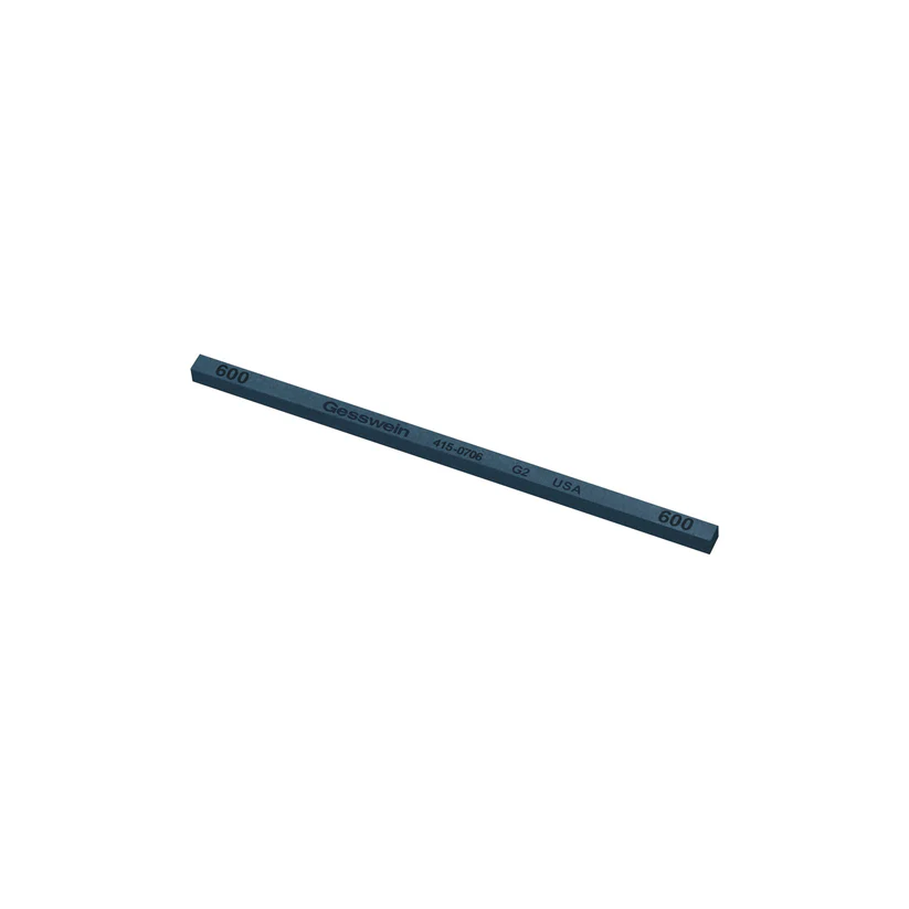 [415-0706] Gesswein® G2 Stones - 5/32" x 5/32" x 4", 600 Grit  (Pkg. of 12)