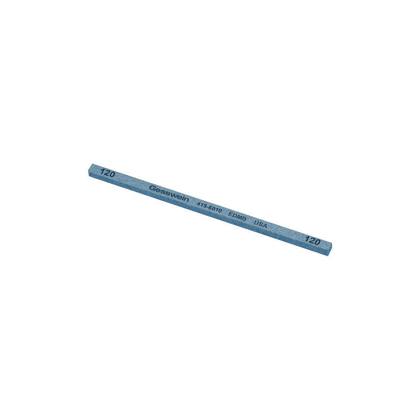 Gesswein® EDM Blue Stones - 5/32" x 5/32" x 4", 120 Grit  (Pkg. of 12)