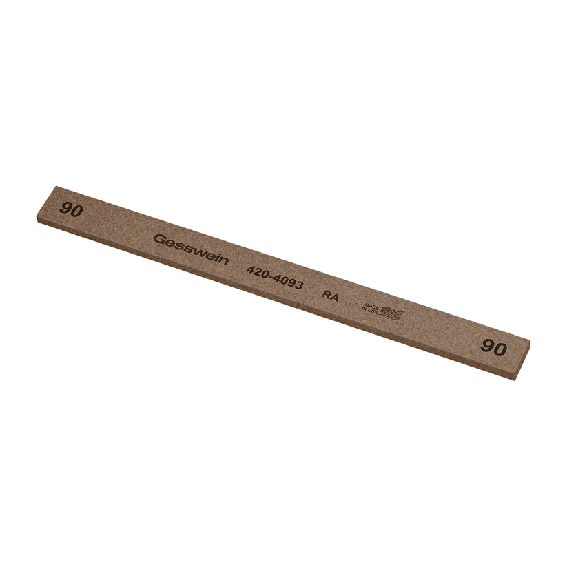 Gesswein® RA Stones - 1/2" x 1/8" x 6", 90 Grit  (Pkg. of 12)