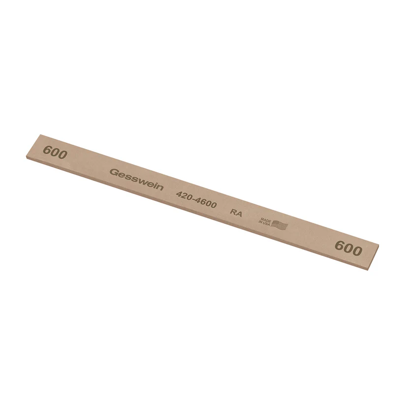 Gesswein® RA Stones - 1/2" x 1/16" x 6", 600 Grit  (Pkg. of 12)