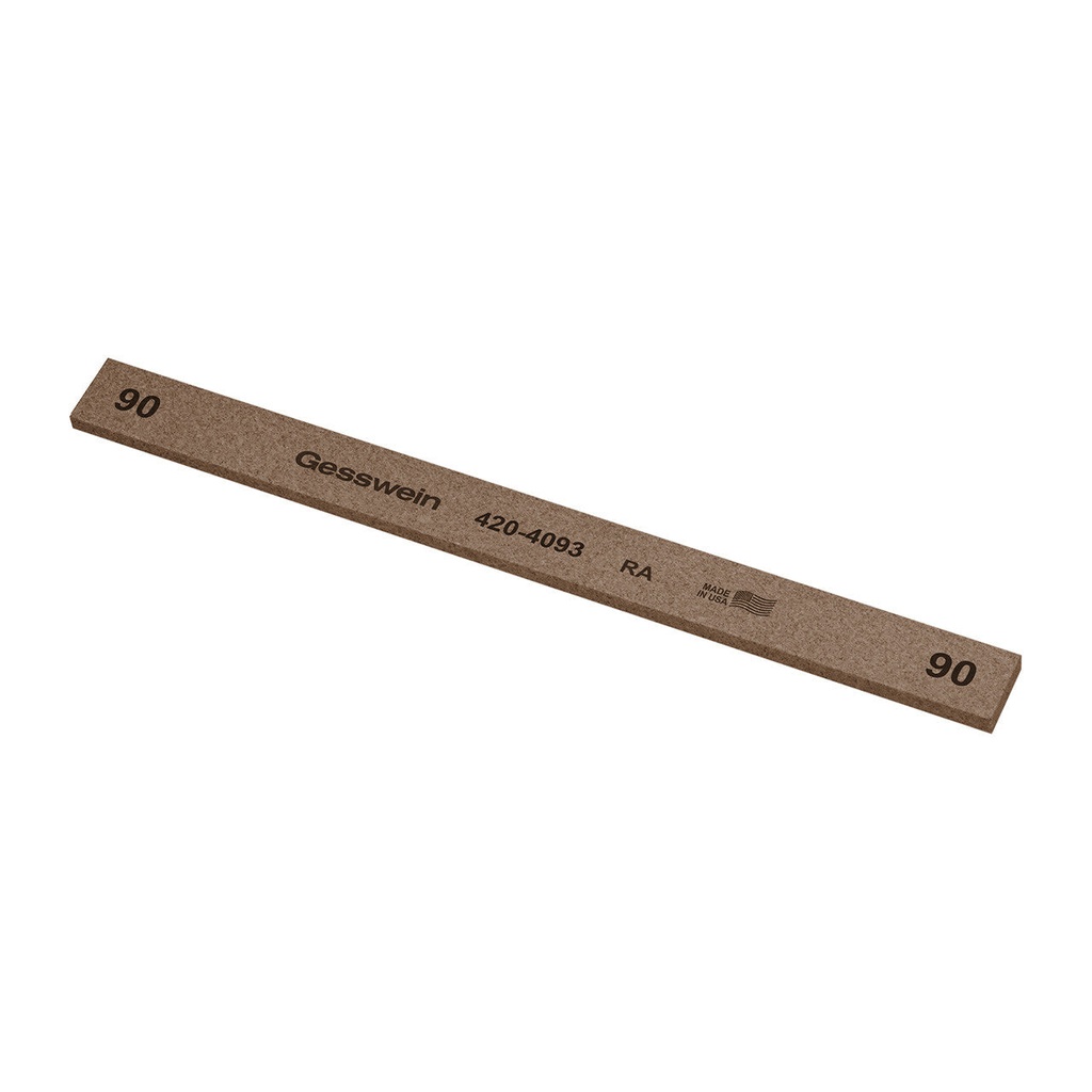 Gesswein® RA Stones - 1/2" x 1/8" x 6", 600 Grit  (Pkg. of 12)