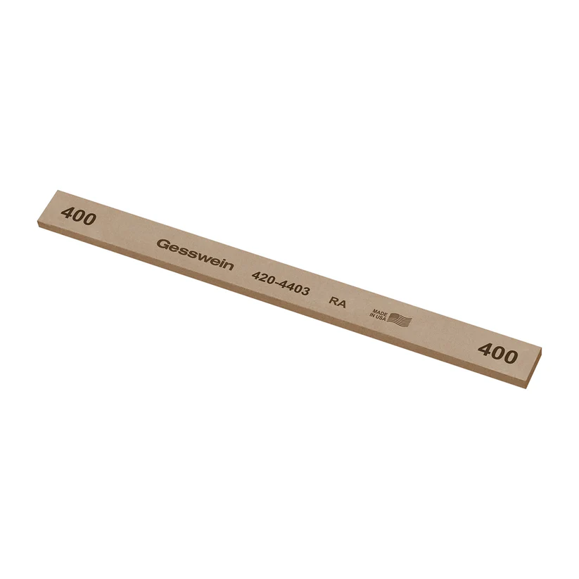 [420-4603] Gesswein® RA Stones - 1/2" x 1/8" x 6", 600 Grit  (Pkg. of 12)