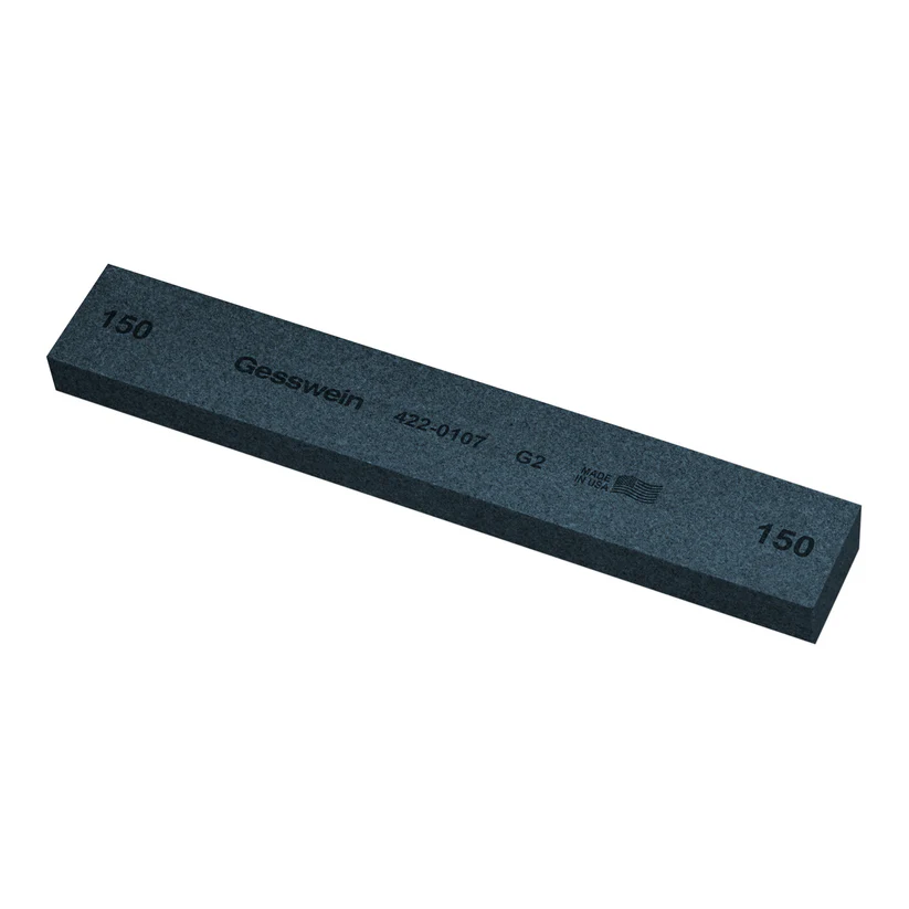 [422-0107] Gesswein® G2 Stones - 1" x 1/2" x 6", 150 Grit  (Pkg. of 6)