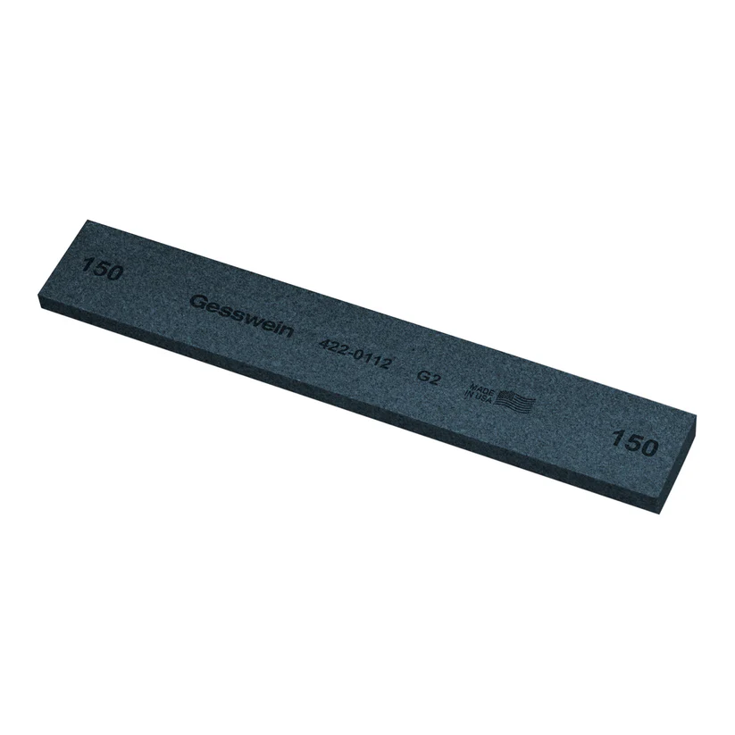 [422-0112] Gesswein® G2 Stones - 1" x 1/4" x 6", 150 Grit  (Pkg. of 6)