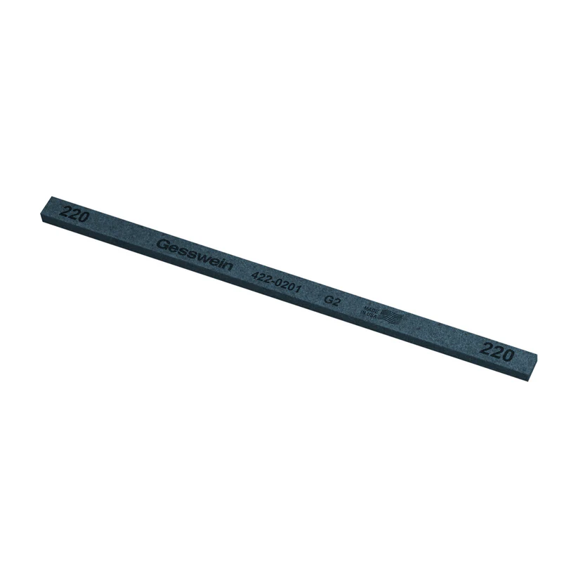 Gesswein® G2 Stones - 1/4" x 1/8" x 6", 220 Grit  (Pkg. of 12)