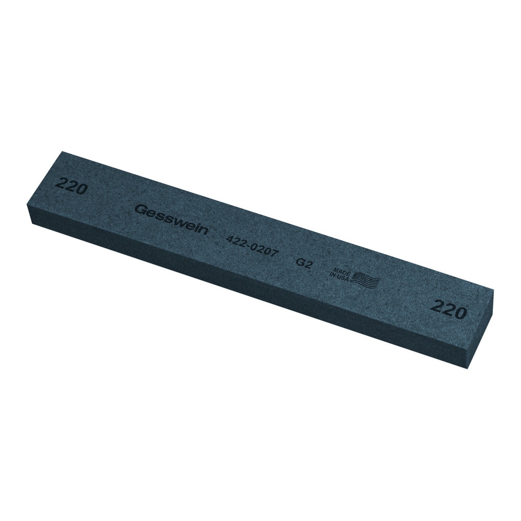 Gesswein® G2 Stones - 1" x 1/2" x 6", 220 Grit  (Pkg. of 6)
