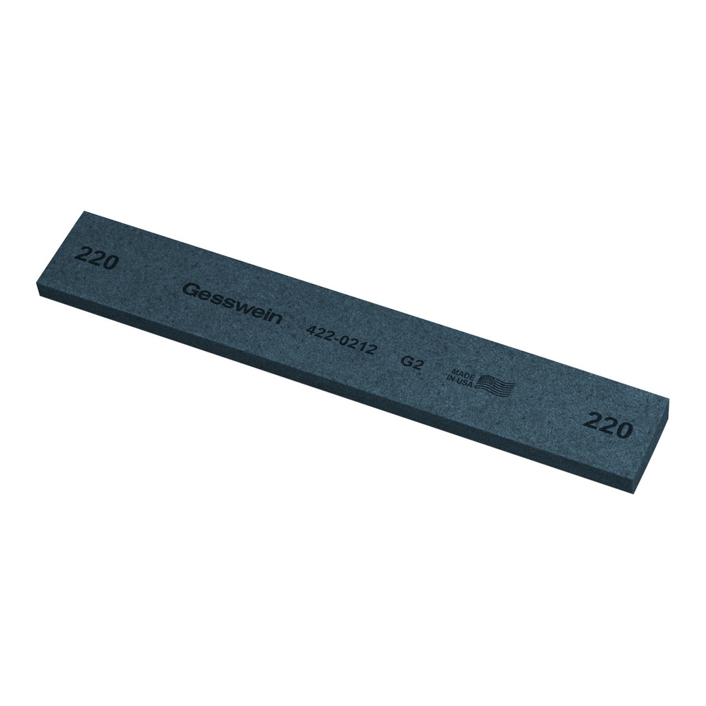 Gesswein® G2 Stones - 1" x 1/4" x 6", 220 Grit  (Pkg. of 6)