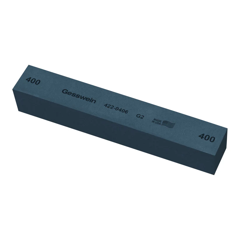 [422-0406] Gesswein® G2 Stones - 1" x 1" x 6", 400 Grit  (Pkg. of 6)