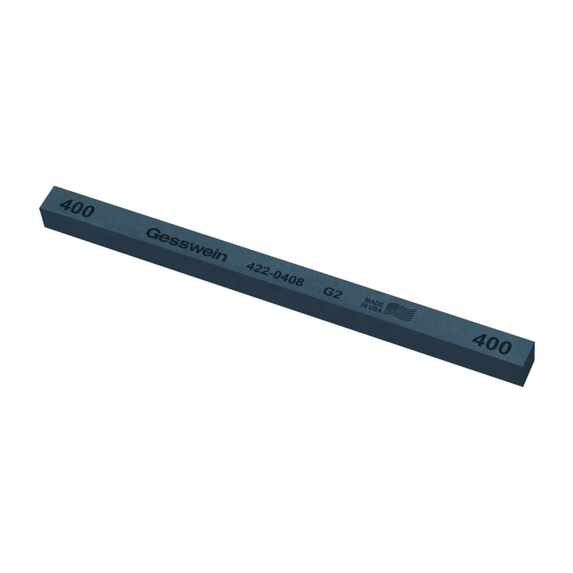 Gesswein® G2 Stones - 3/8" x 3/8" x 6", 400 Grit  (Pkg. of 12)