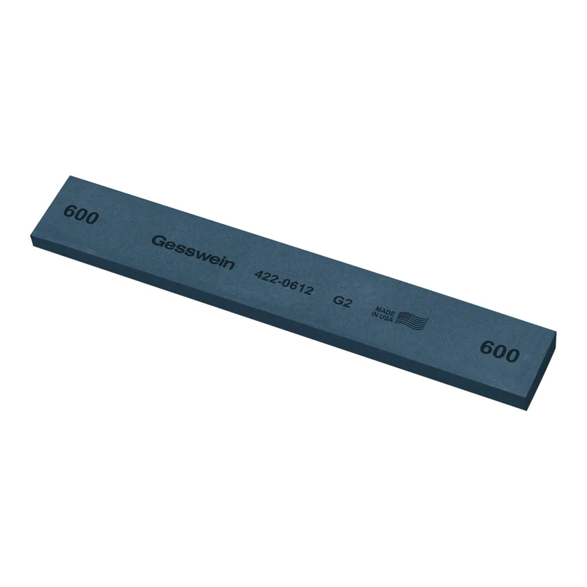 [422-0612] Gesswein® G2 Stones - 1" x 1/4" x 6", 600 Grit  (Pkg. of 6)