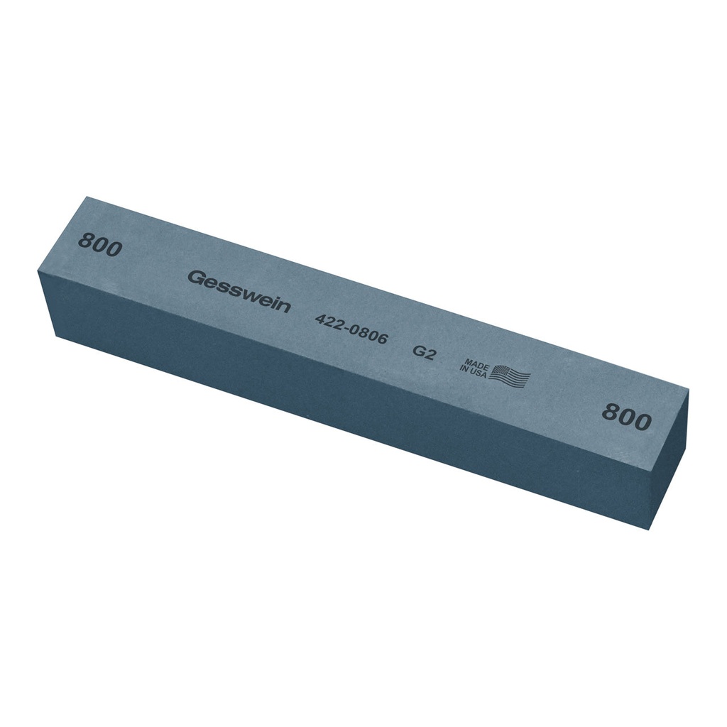 Gesswein® G2 Stones - 1" x 1" x 6", 800 Grit  (Pkg. of 6)