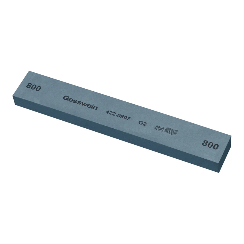 Gesswein® G2 Stones - 1" x 1/2" x 6", 800 Grit  (Pkg. of 6)