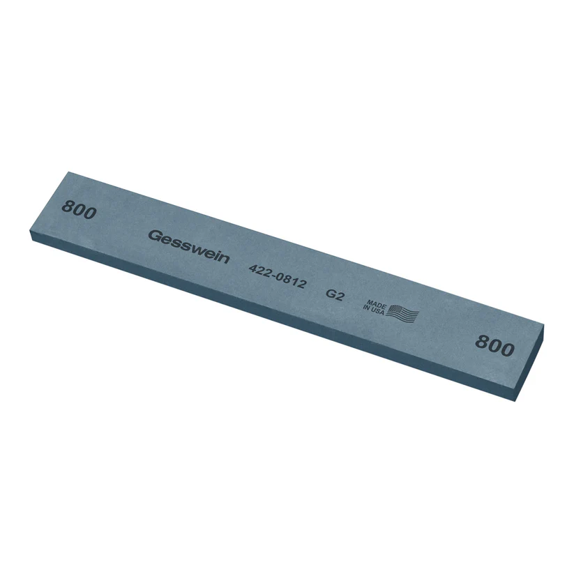 Gesswein® G2 Stones - 1" x 1/4" x 6", 800 Grit  (Pkg. of 6)