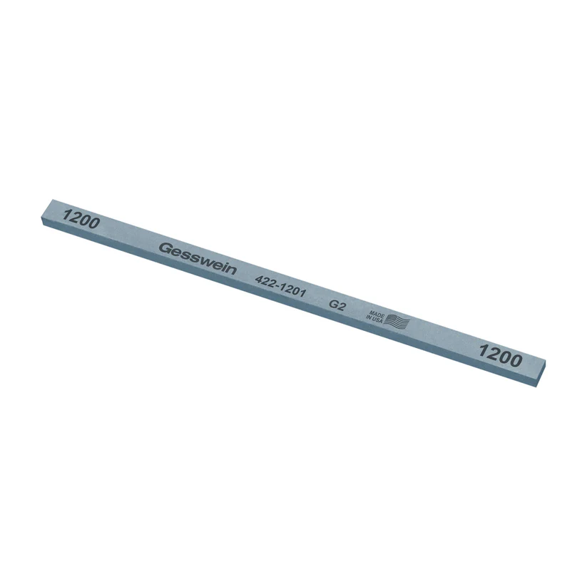 Gesswein® G2 Stones - 1/4" x 1/8" x 6", 1200 Grit  (Pkg. of 12)
