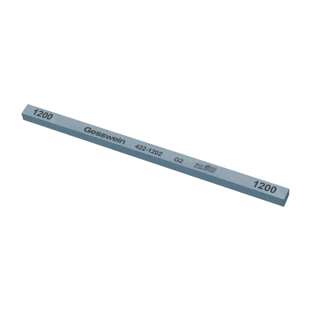 Gesswein® G2 Stones - 1/4" x 1/4" x 6", 1200 Grit  (Pkg. of 12)