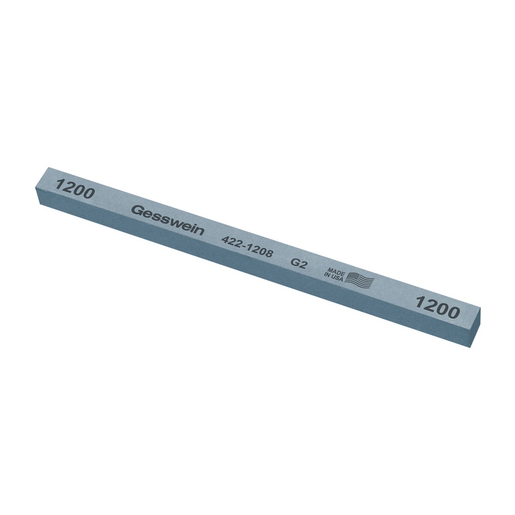 [422-1208] Gesswein® G2 Stones - 3/8" x 3/8" x 6", 1200 Grit  (Pkg. of 12)