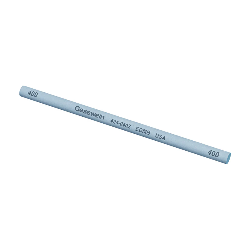 Gesswein® EDM Blue Stones - 1/4" x 6" Round, 400 Grit  (Pkg. of 6)