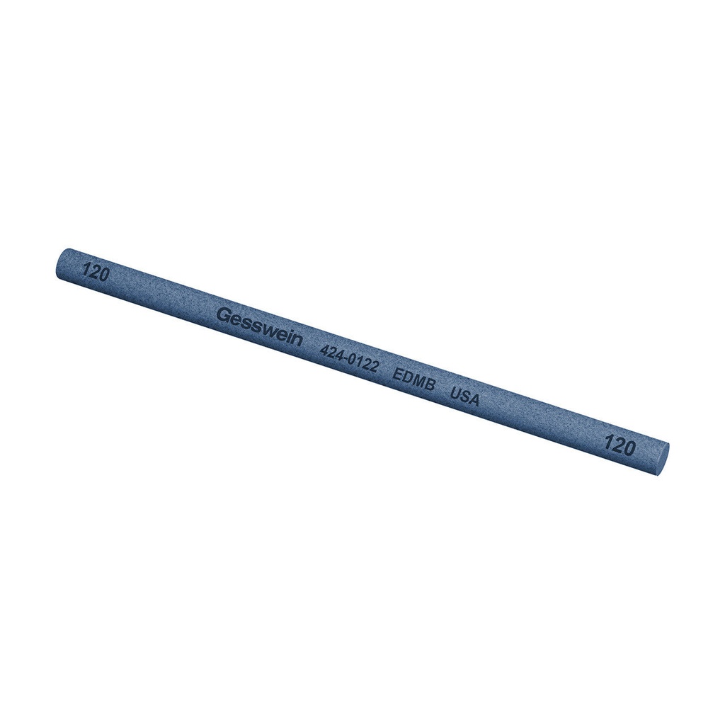 Gesswein® EDM Blue Stones - 1/4" x 6" Round, 600 Grit  (Pkg. of 6)