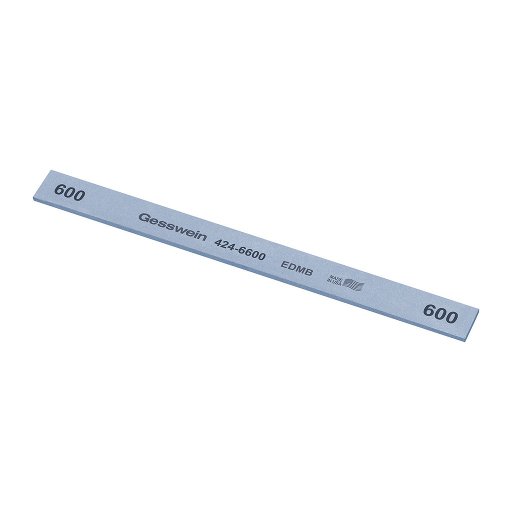 Gesswein® EDM Blue Stones - 1/2" x 1/16" x 6", 120 Grit  (Pkg. of 12)