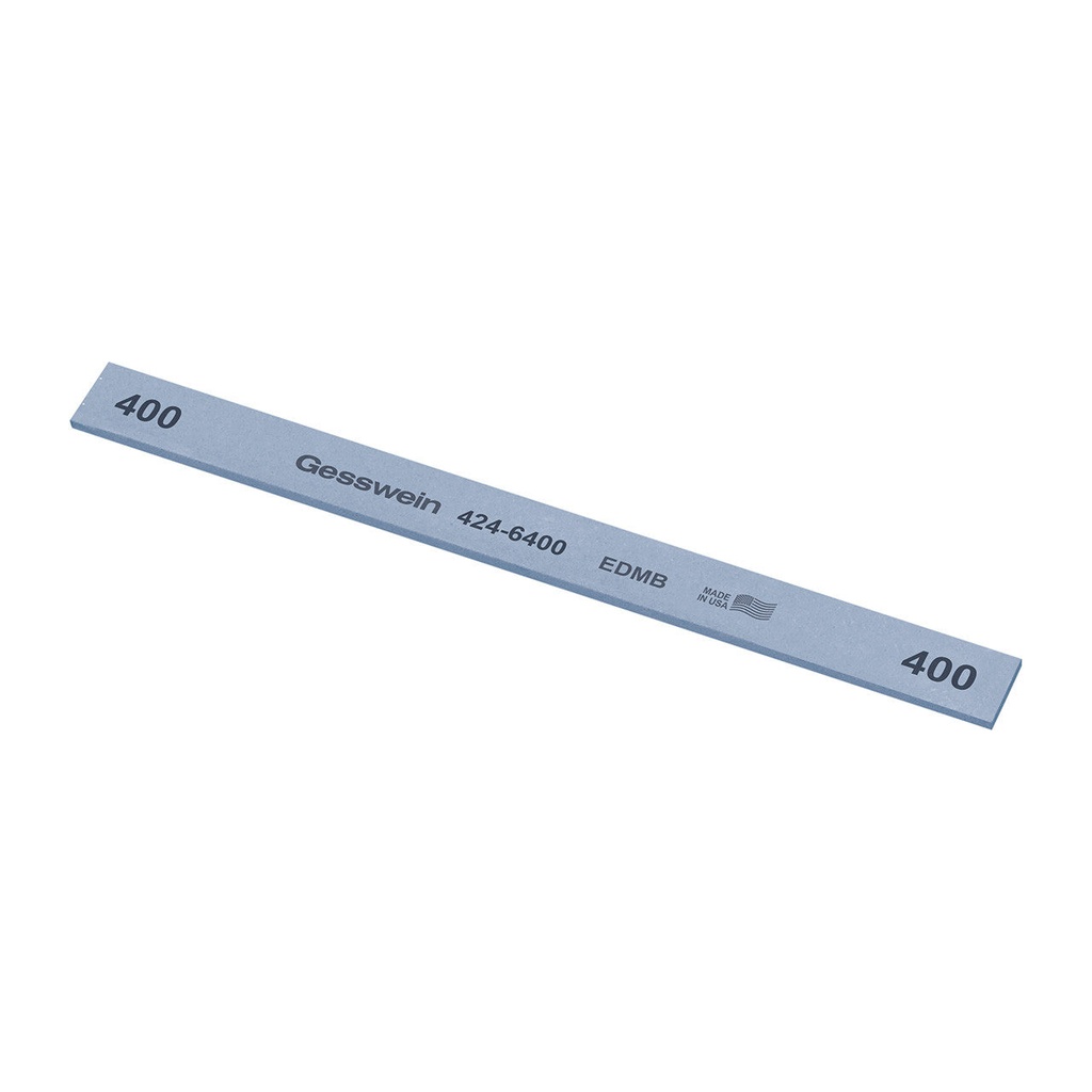 Gesswein® EDM Blue Stones - 1/2" x 1/16" x 6", 180 Grit  (Pkg. of 12)