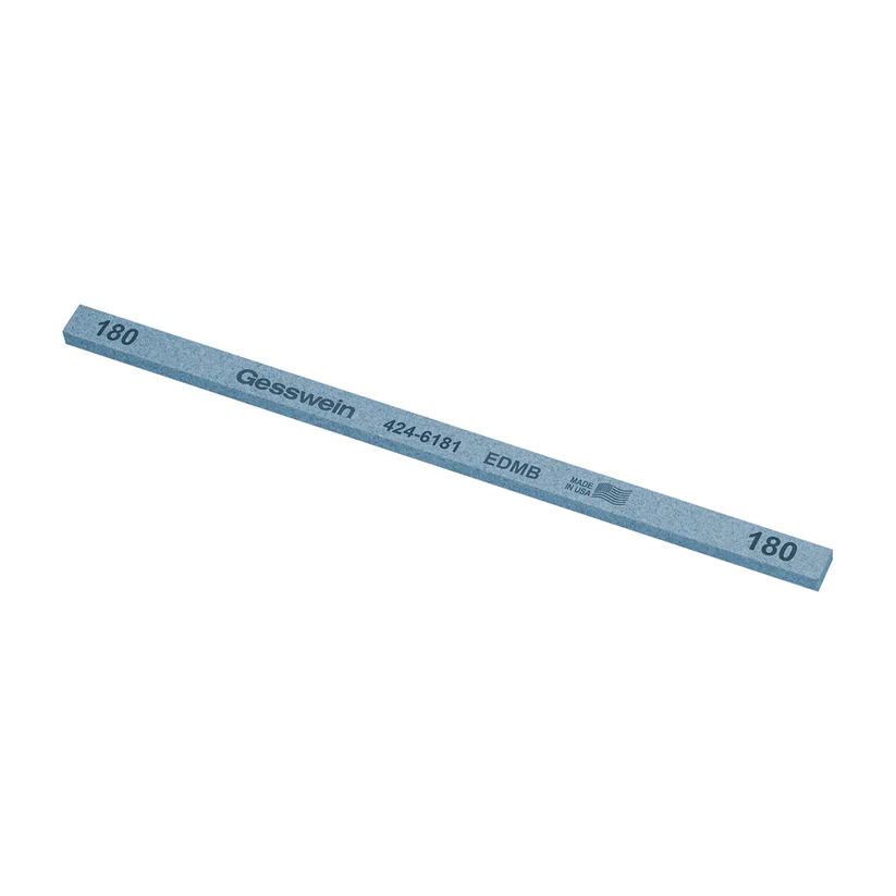 Gesswein® EDM Blue Stones - 1/4" x 1/8" x 6", 180 Grit  (Pkg. of 12)