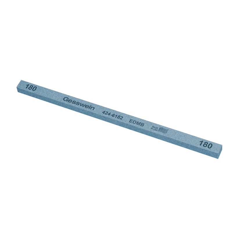 Gesswein® EDM Blue Stones - 1/4" x 1/4" x 6", 180 Grit  (Pkg. of 12)