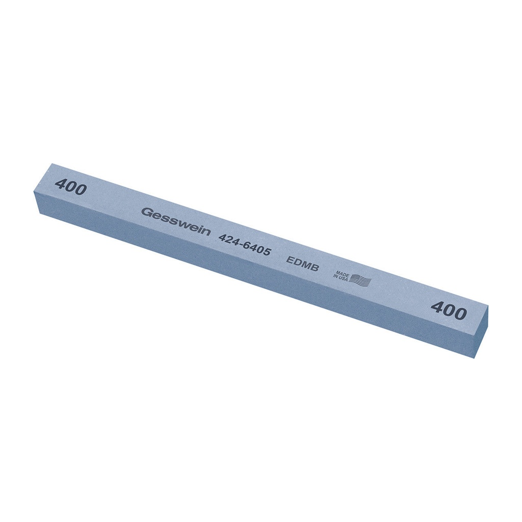 Gesswein® EDM Blue Stones - 1/2" x 1/2" x 6", 180 Grit  (Pkg. of 6)