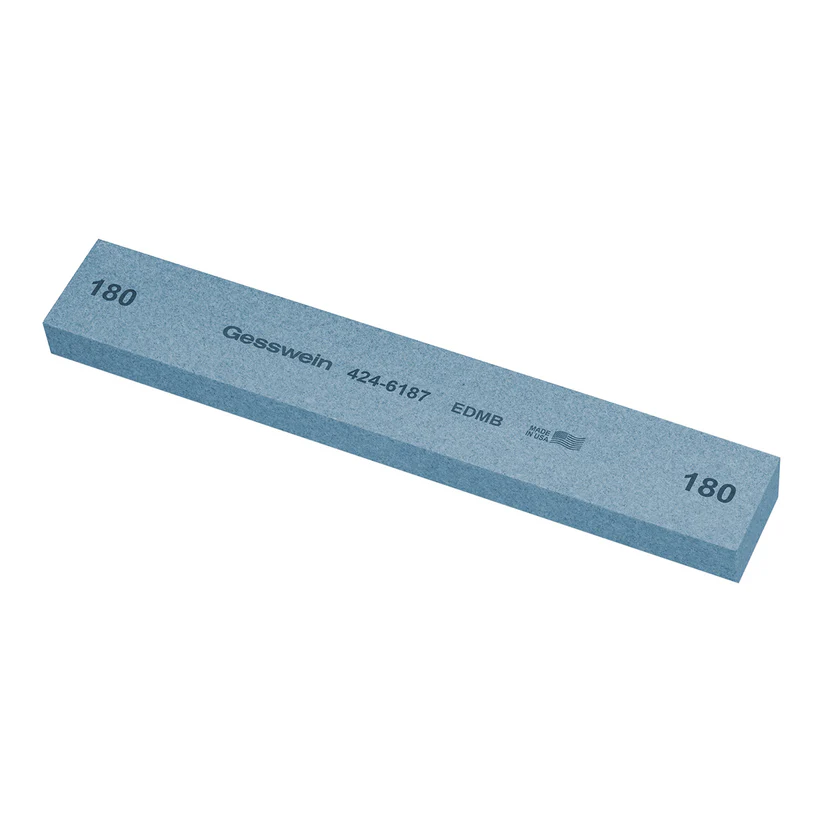 Gesswein® EDM Blue Stones - 1" x 1/2" x 6", 180 Grit  (Pkg. of 6)
