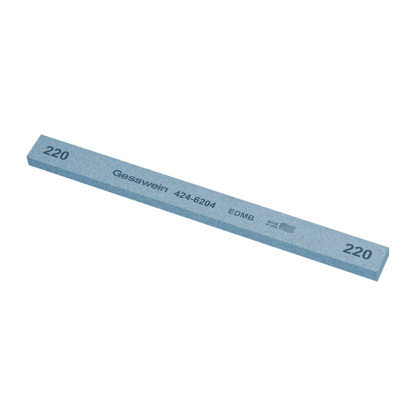 Gesswein® EDM Blue Stones - 1/2" x 1/4" x 6", 220 Grit  (Pkg. of 12)