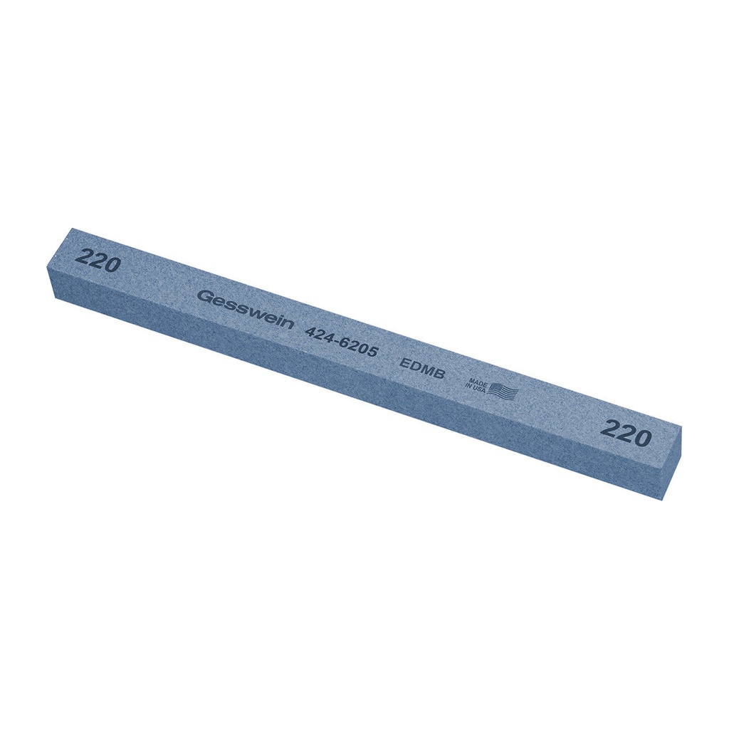 Gesswein® EDM Blue Stones - 1/2" x 1/2" x 6", 320 Grit  (Pkg. of 6)