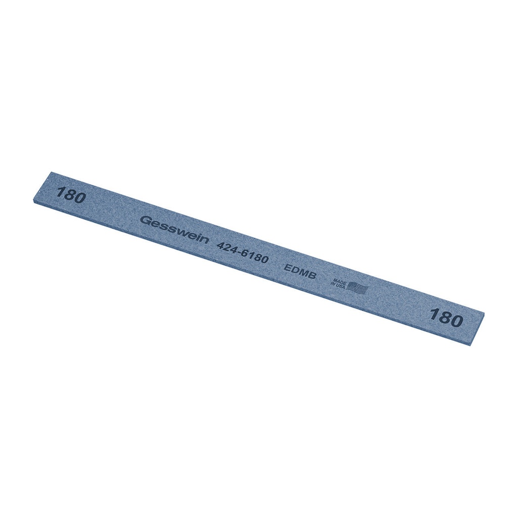 Gesswein® EDM Blue Stones - 1/2" x 1/16" x 6", 400 Grit  (Pkg. of 12)