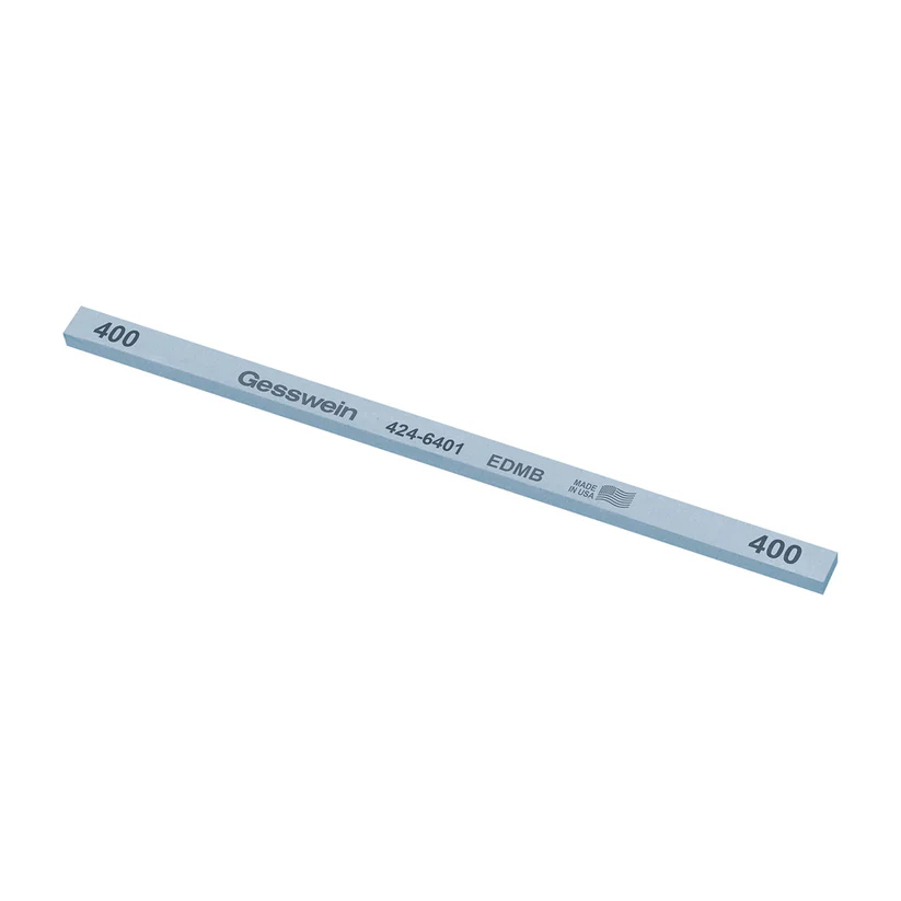 Gesswein® EDM Blue Stones - 1/4" x 1/8" x 6", 400 Grit  (Pkg. of 12)