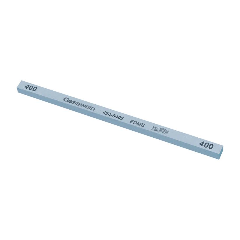 Gesswein® EDM Blue Stones - 1/4" x 1/4" x 6", 400 Grit  (Pkg. of 12)