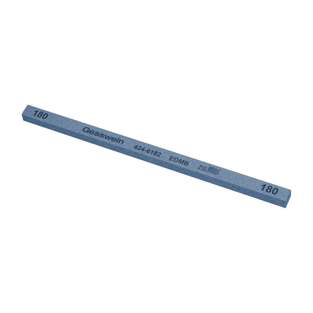 [424-6402] Gesswein® EDM Blue Stones - 1/4" x 1/4" x 6", 400 Grit  (Pkg. of 12)