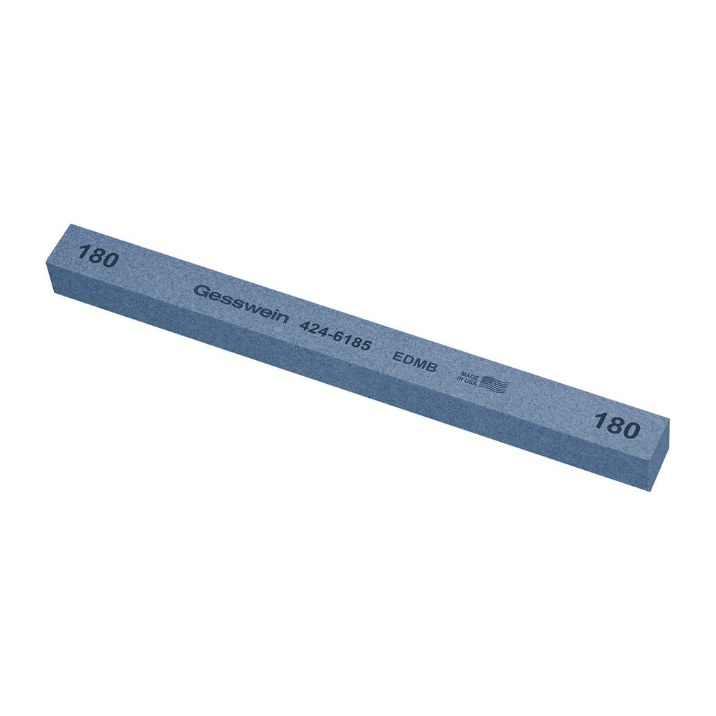 Gesswein® EDM Blue Stones - 1/2" x 1/2" x 6", 400 Grit  (Pkg. of 6)