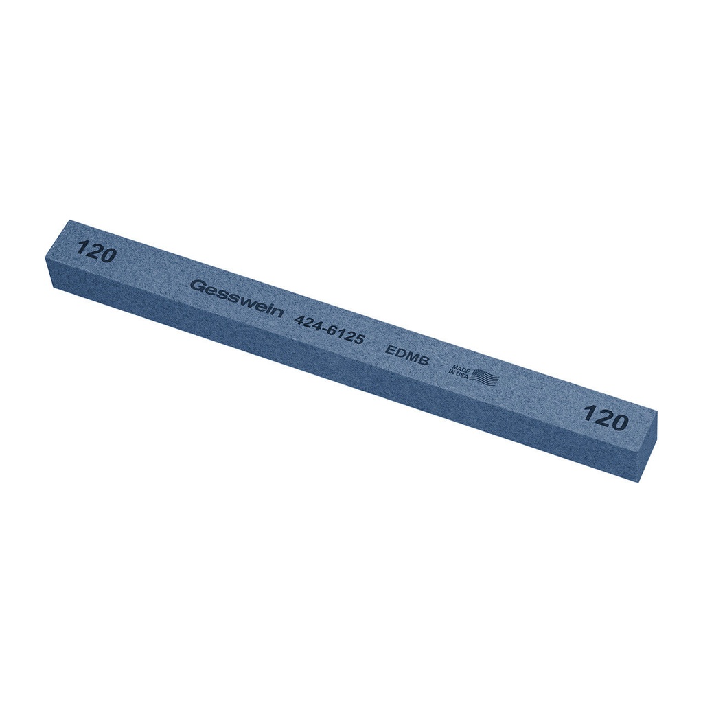 Gesswein® EDM Blue Stones - 1/2" x 1/2" x 6", 600 Grit  (Pkg. of 6)