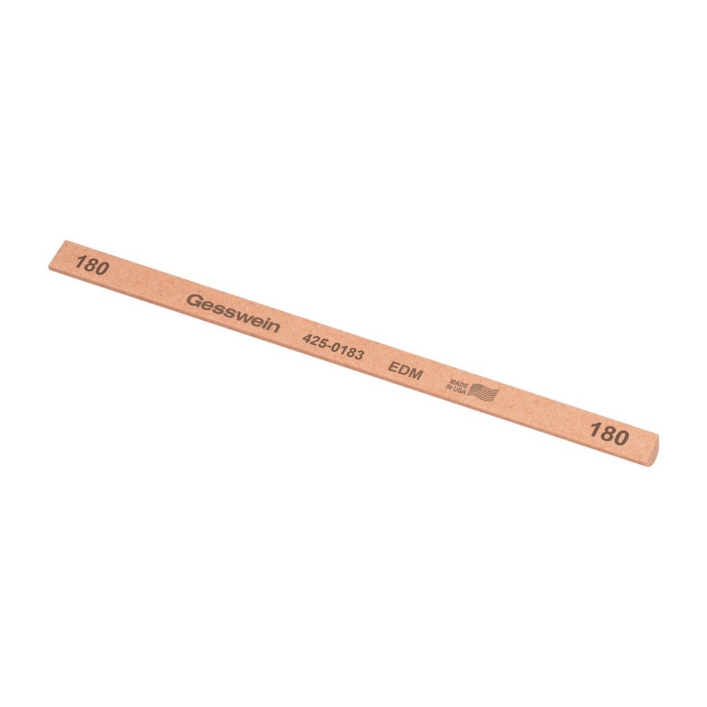 Gesswein® EDM Stones - 1/4" x 6" Hybrid, 180 Grit  (Pkg. of 12)