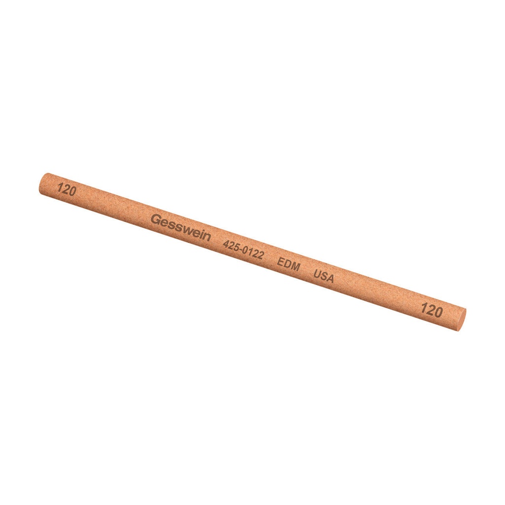 Gesswein® EDM Stones - 1/4" Round x 6", 400 Grit  (Pkg. of 6)