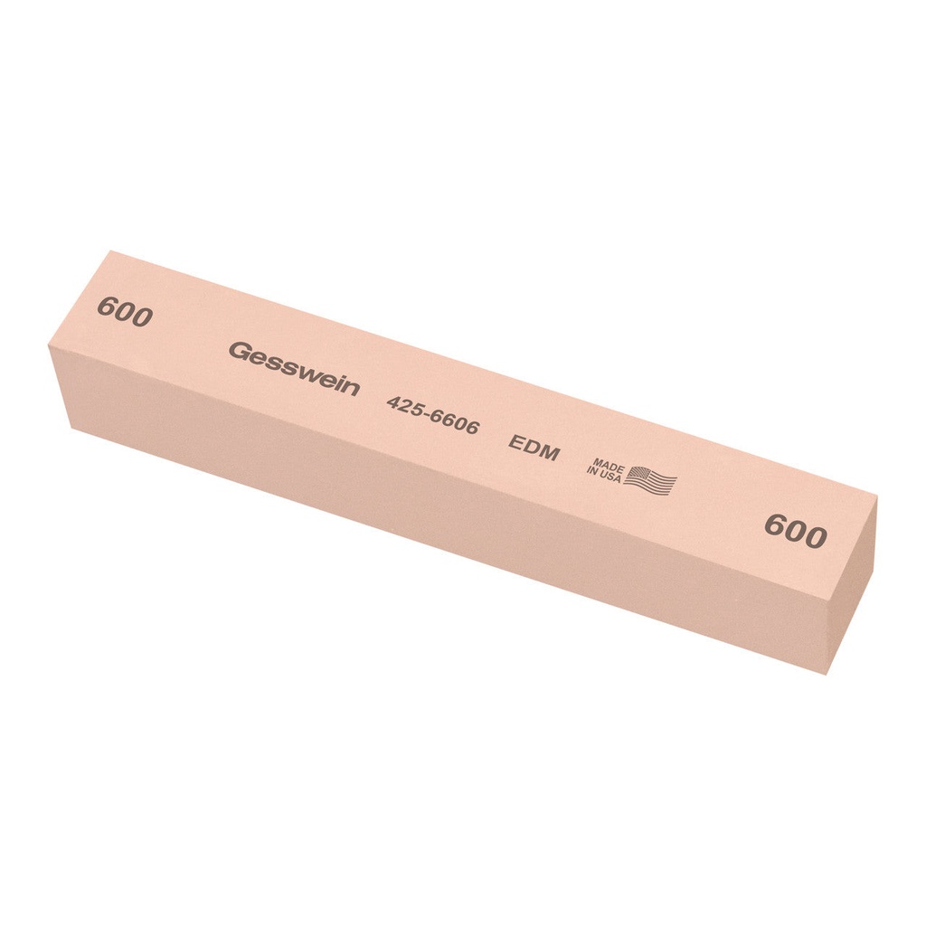 [425-6006] Gesswein® EDM Stones - 1" x 1" x 6", 100 Grit  (Pkg. of 6)