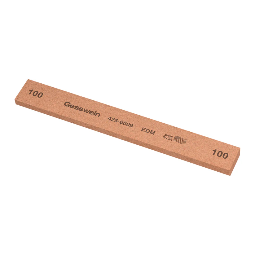 [425-6009] Gesswein® EDM Stones - 3/4" x 1/4" x 6", 100 Grit  (Pkg. of 6)