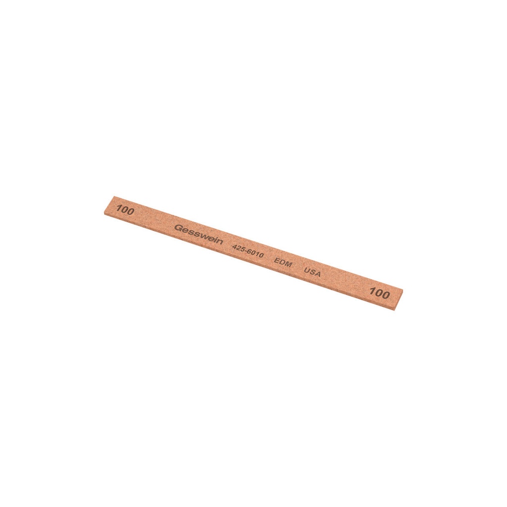 Gesswein® EDM Stones - 1/4" x 1/16" x 4", 100 Grit (Pkg. of 12)
