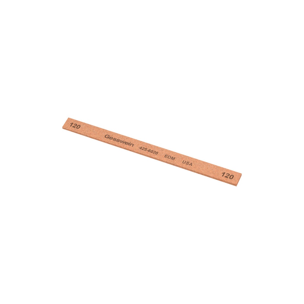 Gesswein® EDM Stones - 1/4" x 1/16" x 4", 120 Grit  (Pkg. of 12)