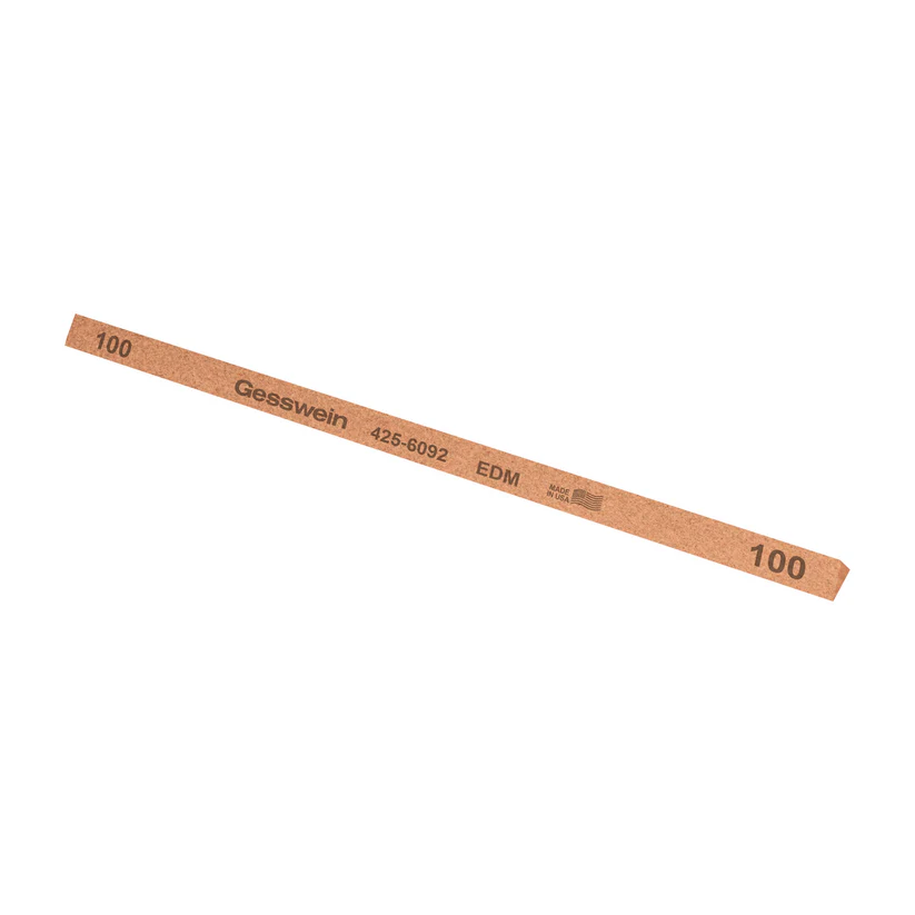 Gesswein® EDM Stones - 1/4" x 6", Triangle, 100 Grit  (Pkg. of 12)