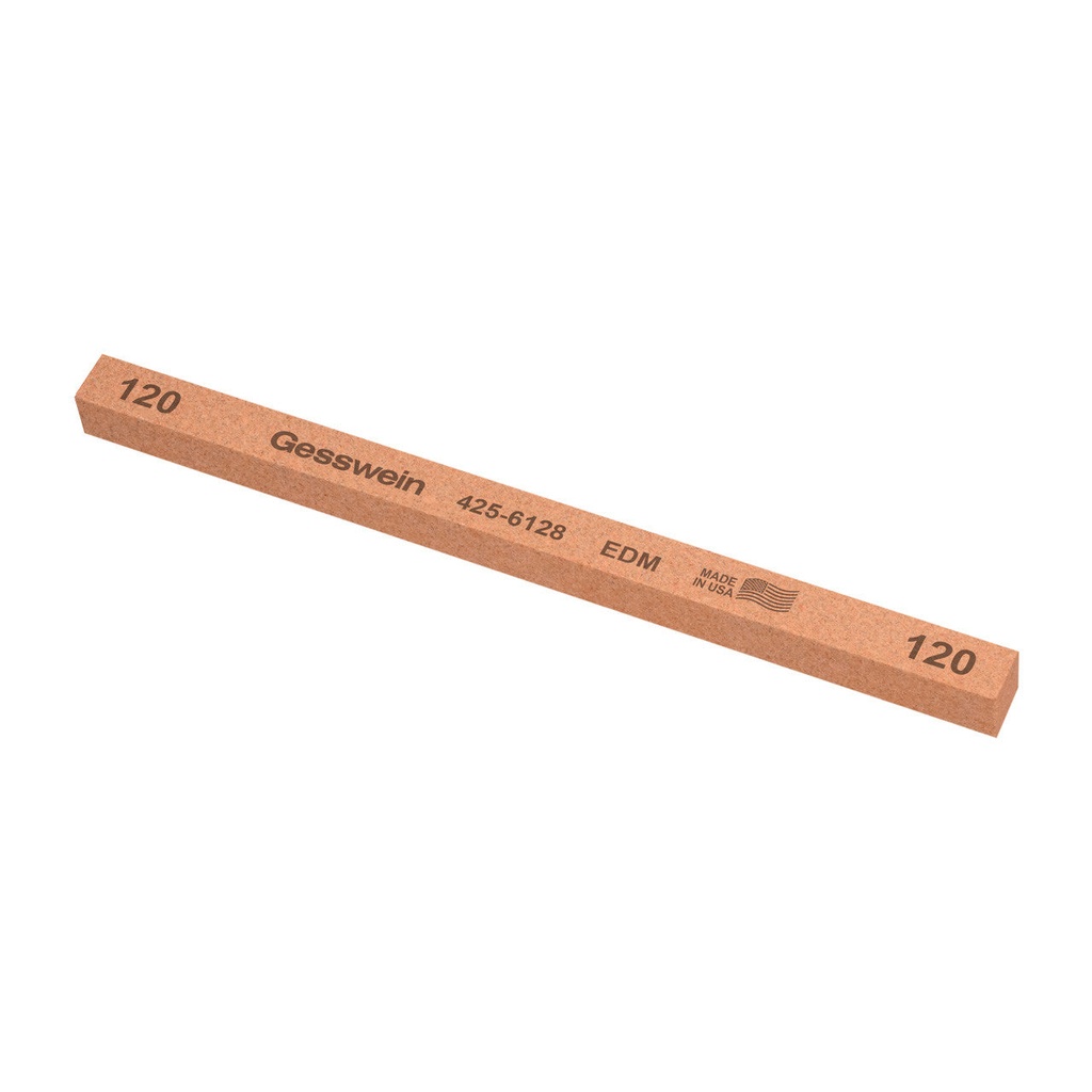 Gesswein® EDM Stones - 3/8" x 3/8" x 6", 120 Grit  (Pkg. of 12)