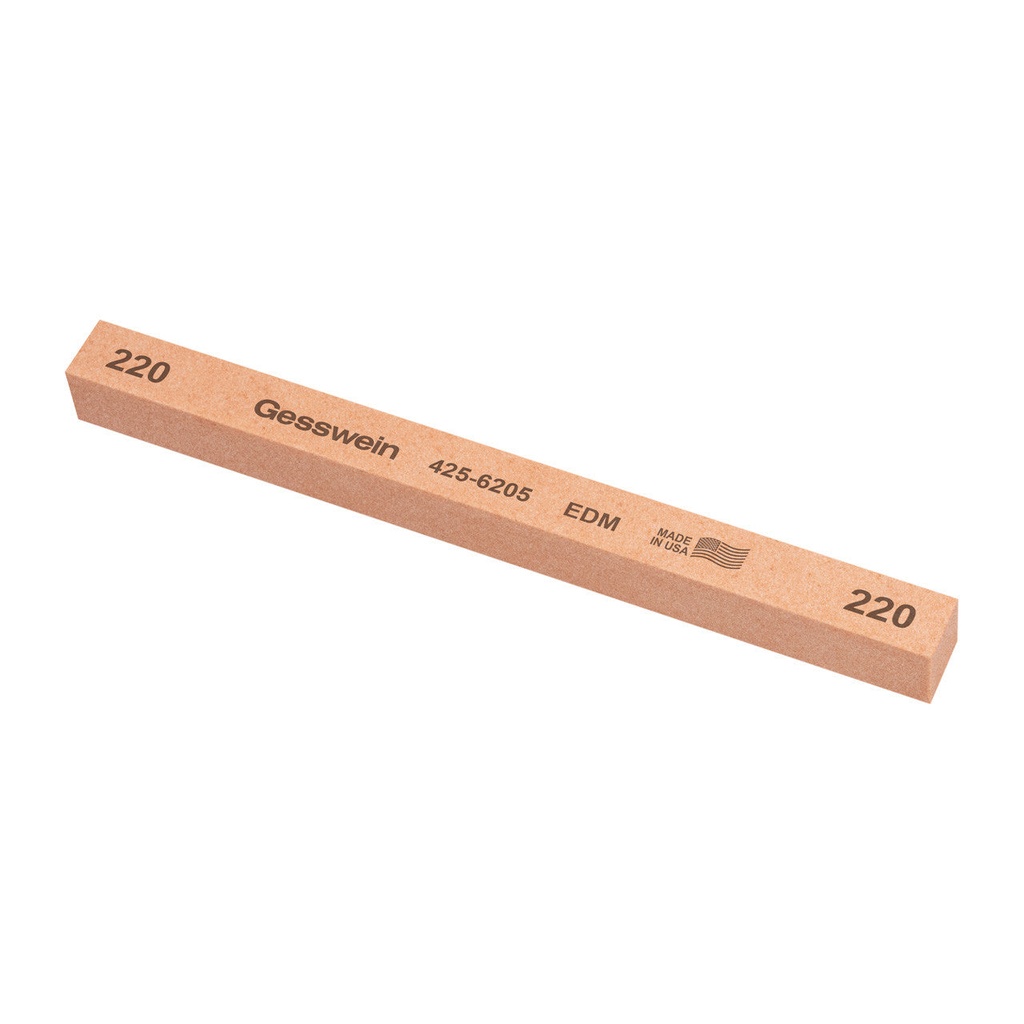 Gesswein® EDM Stones - 1/2" x 1/2" x 6", 180 Grit  (Pkg. of 6)
