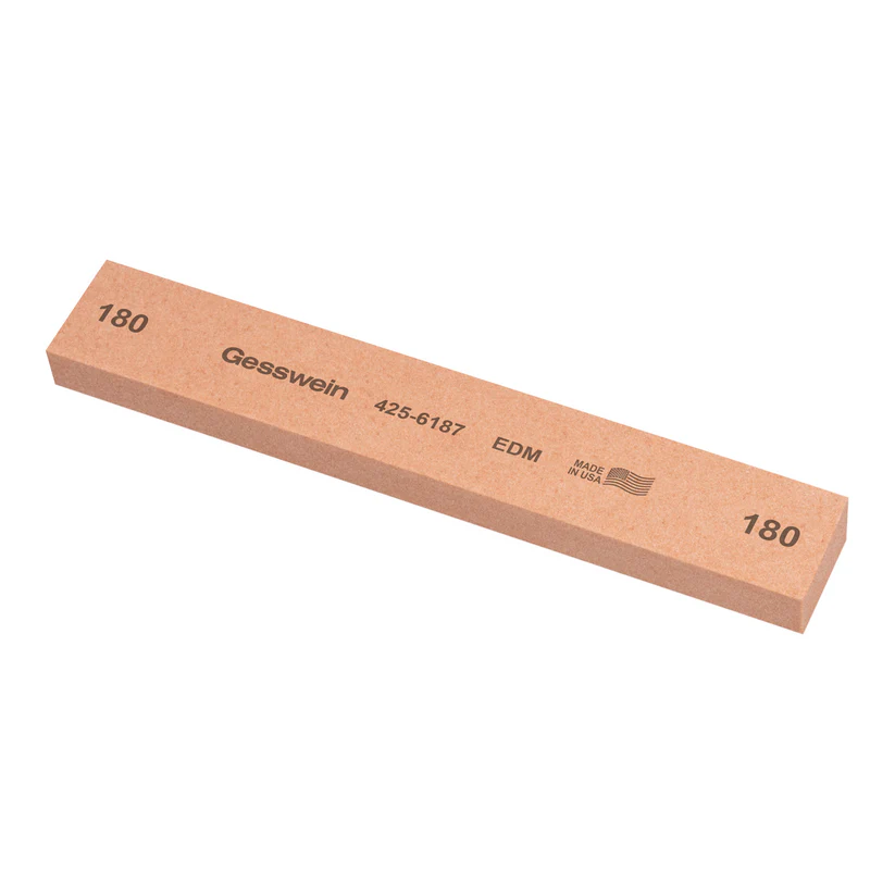 Gesswein® EDM Stones - 1" x 1/2" x 6", 180 Grit  (Pkg. of 6)